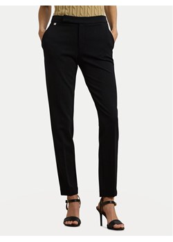 LAUREN RALPH LAUREN Spodnie materiałowe 200758961002 Czarny Straight Fit ze sklepu MODIVO w kategorii Spodnie damskie - zdjęcie 184231872