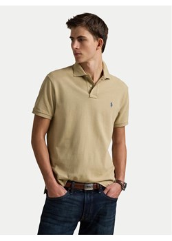 Polo Ralph Lauren Polo 710536856462 Beżowy Slim Fit ze sklepu MODIVO w kategorii T-shirty męskie - zdjęcie 184231904