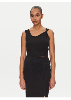 Guess Top W5GP22 KAQL2 Czarny Regular Fit ze sklepu MODIVO w kategorii Bluzki damskie - zdjęcie 184231914