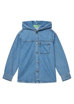 United Colors Of Benetton Koszula jeansowa 5PWACQ03X Niebieski Regular Fit ze sklepu MODIVO w kategorii Koszule chłopięce - zdjęcie 184231951