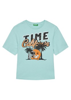 United Colors Of Benetton T-Shirt 3I1XC10O4 Niebieski Regular Fit ze sklepu MODIVO w kategorii T-shirty chłopięce - zdjęcie 184233510