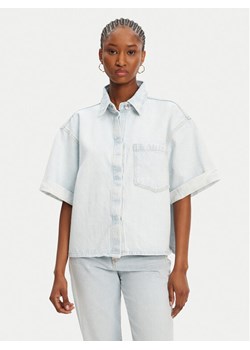 ACCESS FASHION Koszula jeansowa 53-8031-580 Niebieski Loose Fit ze sklepu MODIVO w kategorii Koszule damskie - zdjęcie 184233514