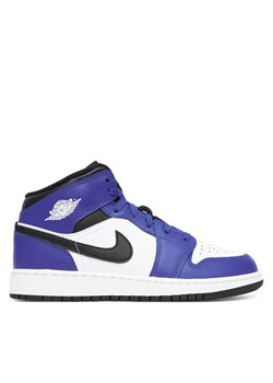 Nike Sneakersy Air Jordan 1 Mid (GS) DQ8423 402 Niebieski ze sklepu MODIVO w kategorii Buty sportowe dziecięce - zdjęcie 184233531