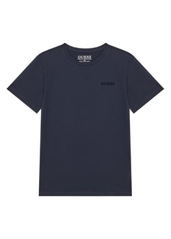 Guess T-Shirt L5YI39 K8HM4 Granatowy Regular Fit ze sklepu MODIVO w kategorii T-shirty chłopięce - zdjęcie 184233533