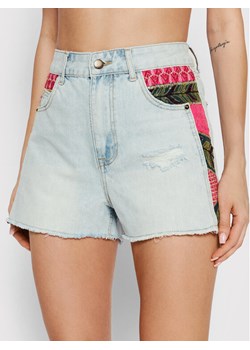 Desigual Szorty jeansowe Cartagena 22SWDD14 Niebieski Regular Fit ze sklepu MODIVO w kategorii Szorty - zdjęcie 184233534