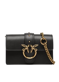 Pinko Torebka Love One Micro C PE 23 PCPL 100064 A0F1 Czarny ze sklepu MODIVO w kategorii Kopertówki - zdjęcie 184233551
