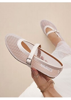 Royalfashion Damskie baleriny ażurowe z paseczkiem Naommi ze sklepu royalfashion.pl w kategorii Balerinki - zdjęcie 184233912