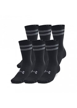 Skarpetki treningowe uniseks (6-pack) Under Armour UA Essential 6pk Crew - czarne ze sklepu Sportstylestory.com w kategorii Skarpetki męskie - zdjęcie 184234183