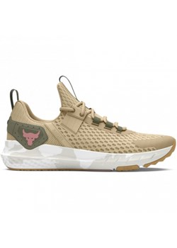 Buty treningowe crossfit uniseks Under Armour UA Project Rock Bsr 4 Ufc - beżowe ze sklepu Sportstylestory.com w kategorii Buty sportowe męskie - zdjęcie 184236242