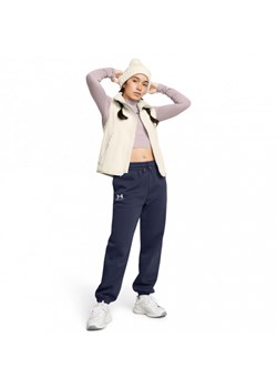 Damskie spodnie dresowe Under Armour UA Icon Fleece - granatowe ze sklepu Sportstylestory.com w kategorii Spodnie damskie - zdjęcie 184236323