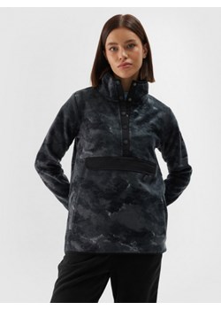 Damski polar nierozpinany 4F 4FWAW24TFLEF298 - multikolor ze sklepu Sportstylestory.com w kategorii Bluzy damskie - zdjęcie 184236511