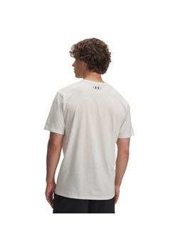 Męska koszulka treningowa Under Armour Project Rock Brahma Bull - biała ze sklepu Sportstylestory.com w kategorii T-shirty męskie - zdjęcie 184237022