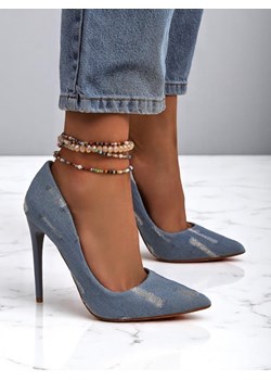 Royalfashion Damskie czółenka na szpilce Denim Chic ze sklepu royalfashion.pl w kategorii Czółenka - zdjęcie 184238464
