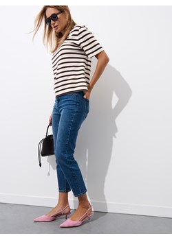 Mohito - Jeansy mom slim PETITE - niebieski ze sklepu Mohito w kategorii Jeansy damskie - zdjęcie 184239081