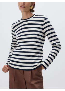Reserved - Bawełniany longsleeve - wielobarwny ze sklepu Reserved w kategorii Bluzki damskie - zdjęcie 184240092