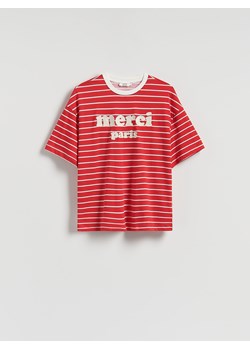 Reserved - T-shirt oversize w paski - wielobarwny ze sklepu Reserved w kategorii Bluzki damskie - zdjęcie 184240522