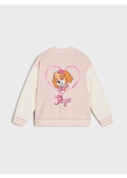 Sinsay - Rozpinana bluza bomberka z nadrukiem na plecach PAW Patrol - różowy ze sklepu Sinsay w kategorii Bluzy dziewczęce - zdjęcie 184246300