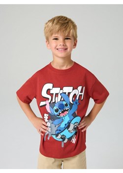Sinsay - Koszulka Stitch - bordowy ze sklepu Sinsay w kategorii T-shirty chłopięce - zdjęcie 184246414