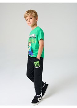 Sinsay - Spodnie dresowe Minecraft - czarny ze sklepu Sinsay w kategorii T-shirty chłopięce - zdjęcie 184246494