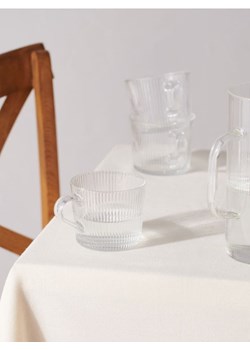 Sinsay - Kubki ryflowane 4 pack - biały ze sklepu Sinsay w kategorii Kubki - zdjęcie 184246574