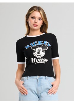 Sinsay - Koszulka z nadrukiem Mickey Mouse - czarny ze sklepu Sinsay w kategorii Bluzki damskie - zdjęcie 184246640
