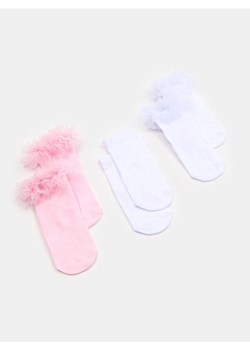 Sinsay - Skarpetki z ozdobny tiulem 3 pack - wielobarwny ze sklepu Sinsay w kategorii Skarpetki dziecięce - zdjęcie 184246820