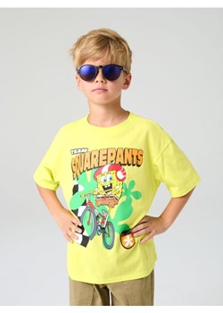 Sinsay - Koszulka z nadrukiem SpongeBob SquarePants - żółty ze sklepu Sinsay w kategorii T-shirty chłopięce - zdjęcie 184246831