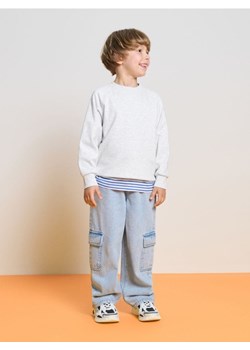 Sinsay - Jeansy cargo loose fit - niebieski ze sklepu Sinsay w kategorii Spodnie chłopięce - zdjęcie 184246834