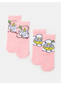Sinsay - Skarpetki 2 pack Minions - wielobarwny ze sklepu Sinsay w kategorii Skarpetki dziecięce - zdjęcie 184246843