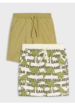Sinsay - Szorty 2 pack - brązowy ze sklepu Sinsay w kategorii Spodenki chłopięce - zdjęcie 184246900