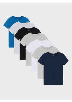Sinsay - Koszulki basic 7 pack - biały - id: 837EY-00X - marki Sinsay - 184247012 Sinsay - Koszulki basic 7 pack - biały ze sklepu Sinsay w kategorii T-shirty chłopięce - zdjęcie 184247012