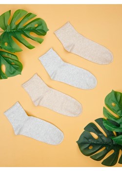 Sinsay - Skarpetki 4 pack - wielobarwny ze sklepu Sinsay w kategorii Skarpetki damskie - zdjęcie 184247071