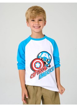 Sinsay - Koszulka z długimi rękawami Marvel Kawaii Art Collection - niebieski ze sklepu Sinsay w kategorii T-shirty chłopięce - zdjęcie 184247183