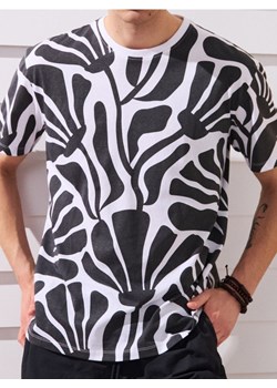 Sinsay - Koszulka z motywem allover - biały ze sklepu Sinsay w kategorii T-shirty męskie - zdjęcie 184247184