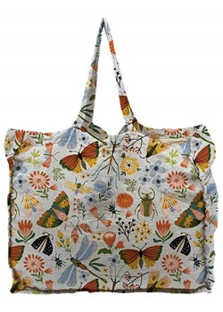 Folkifreckles Shopper bag &quot;Bugs&quot; ze wzorem - 42 x 36 x 12 cm ze sklepu Limango Polska w kategorii Torby i walizki dziecięce - zdjęcie 184247440