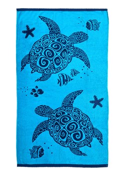 Le Comptoir de la Plage Ręcznik plażowy &quot;Sirli - Osa&quot; w kolorze błękitnym - 170 x 90 cm ze sklepu Limango Polska w kategorii Ręczniki - zdjęcie 184247460