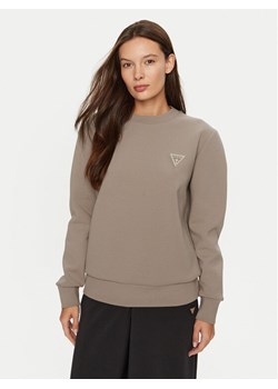 Guess Bluza Ann V4BQ23 KBCK2 Brązowy Regular Fit ze sklepu MODIVO w kategorii Bluzy damskie - zdjęcie 184248421