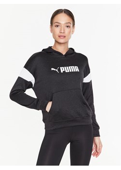 Puma Bluza techniczna Fit Tech 523079 Czarny Regular Fit ze sklepu MODIVO w kategorii Bluzy damskie - zdjęcie 184248521