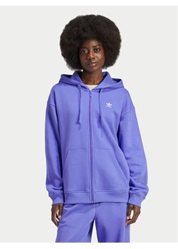 adidas Bluza Essentials IY9624 Niebieski Loose Fit ze sklepu MODIVO w kategorii Bluzy damskie - zdjęcie 184248562