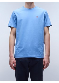 Napapijri Koszulka w kolorze błękitnym ze sklepu Limango Polska w kategorii T-shirty męskie - zdjęcie 184249774