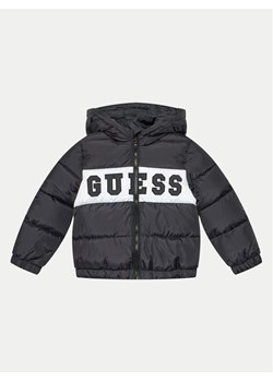 Guess Kurtka puchowa N4YL10 WGB60 Czarny Regular Fit ze sklepu MODIVO w kategorii Kurtki chłopięce - zdjęcie 184250771