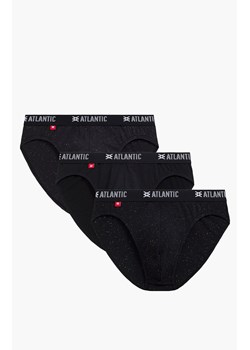 Atlantic 3-pack slipy męskie Sport 3MP-174-CZA/CZA/CZA, Kolor czarny, Rozmiar M, ATLANTIC ze sklepu Primodo w kategorii Majtki męskie - zdjęcie 184250921