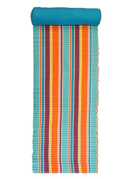 Le Comptoir de la Plage Mata plażowa &quot;Capsud&quot; w kolorze błękitno-pomarańczowym - 180 x 60 cm ze sklepu Limango Polska w kategorii Ręczniki - zdjęcie 184251141