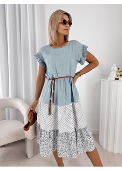 sukienka darribia jasnoniebieska one size ze sklepu UBRA w kategorii Sukienki - zdjęcie 184251644