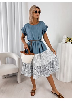 sukienka darribia niebieska one size ze sklepu UBRA w kategorii Sukienki - zdjęcie 184251650