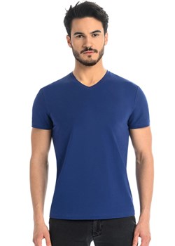 Dany V t-shirt męski bawełniany, Kolor jeans, Rozmiar 3XL, Teyli ze sklepu Intymna w kategorii T-shirty męskie - zdjęcie 184251943
