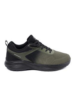 DK Ciemnozielone lekkie buty sportowe męskie czarne ze sklepu ButyModne.pl w kategorii Buty sportowe męskie - zdjęcie 184252063