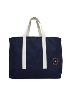 Torebka Tommy Hilfiger Th Summer Tote AM0AM13557 Granatowy ze sklepu eobuwie.pl w kategorii Torby Shopper bag - zdjęcie 184252672