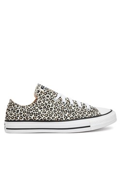 Trampki Converse Chuck Taylor All Star Leopard A14941C Beżowy ze sklepu eobuwie.pl w kategorii Trampki damskie - zdjęcie 184252691