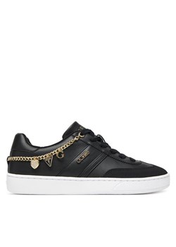 Sneakersy Guess FLTNAO LEA12 Czarny ze sklepu eobuwie.pl w kategorii Buty sportowe damskie - zdjęcie 184252700